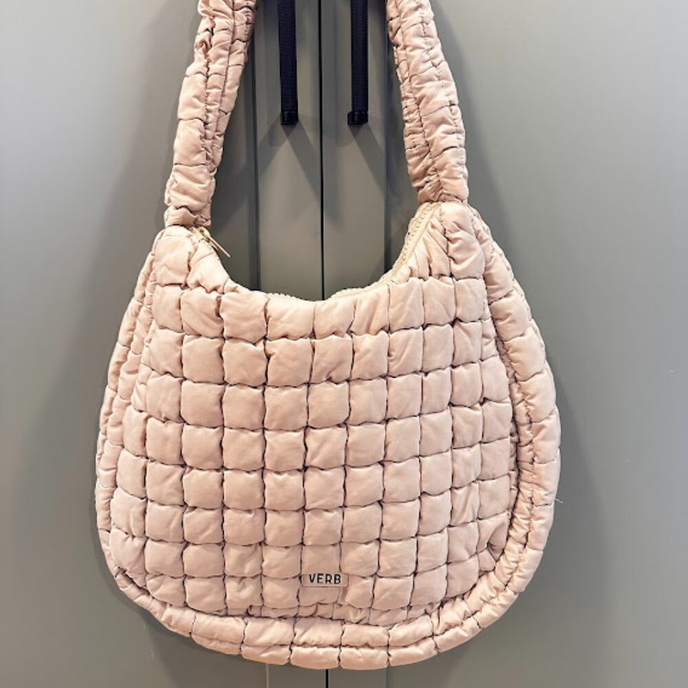 VERB Carry All Cream Quilted Tote Bag - promo item